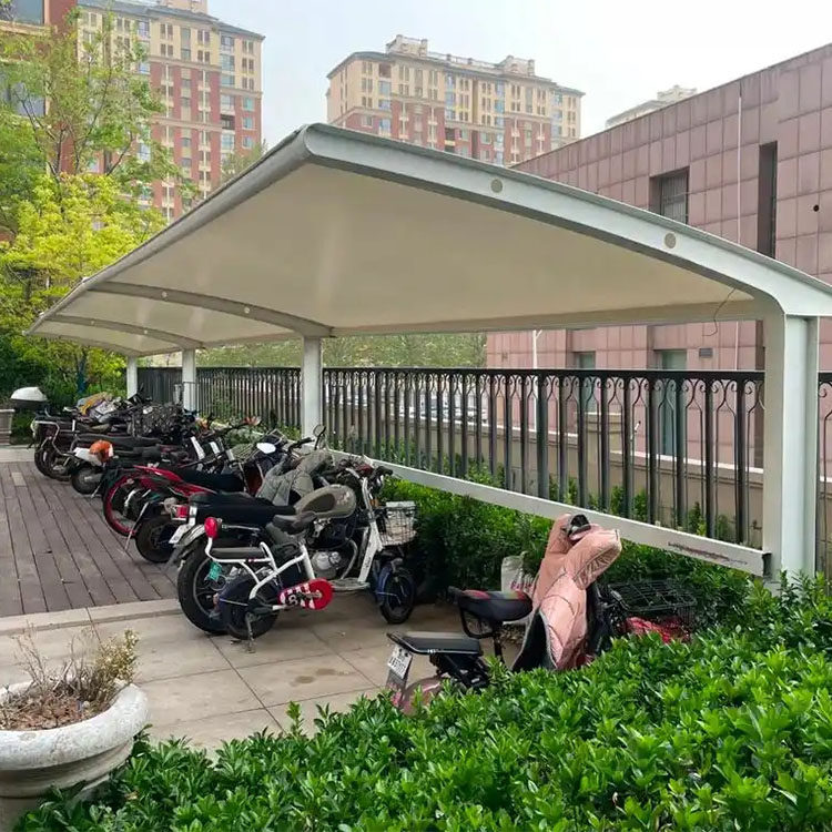 黔东南膜结构电动车棚